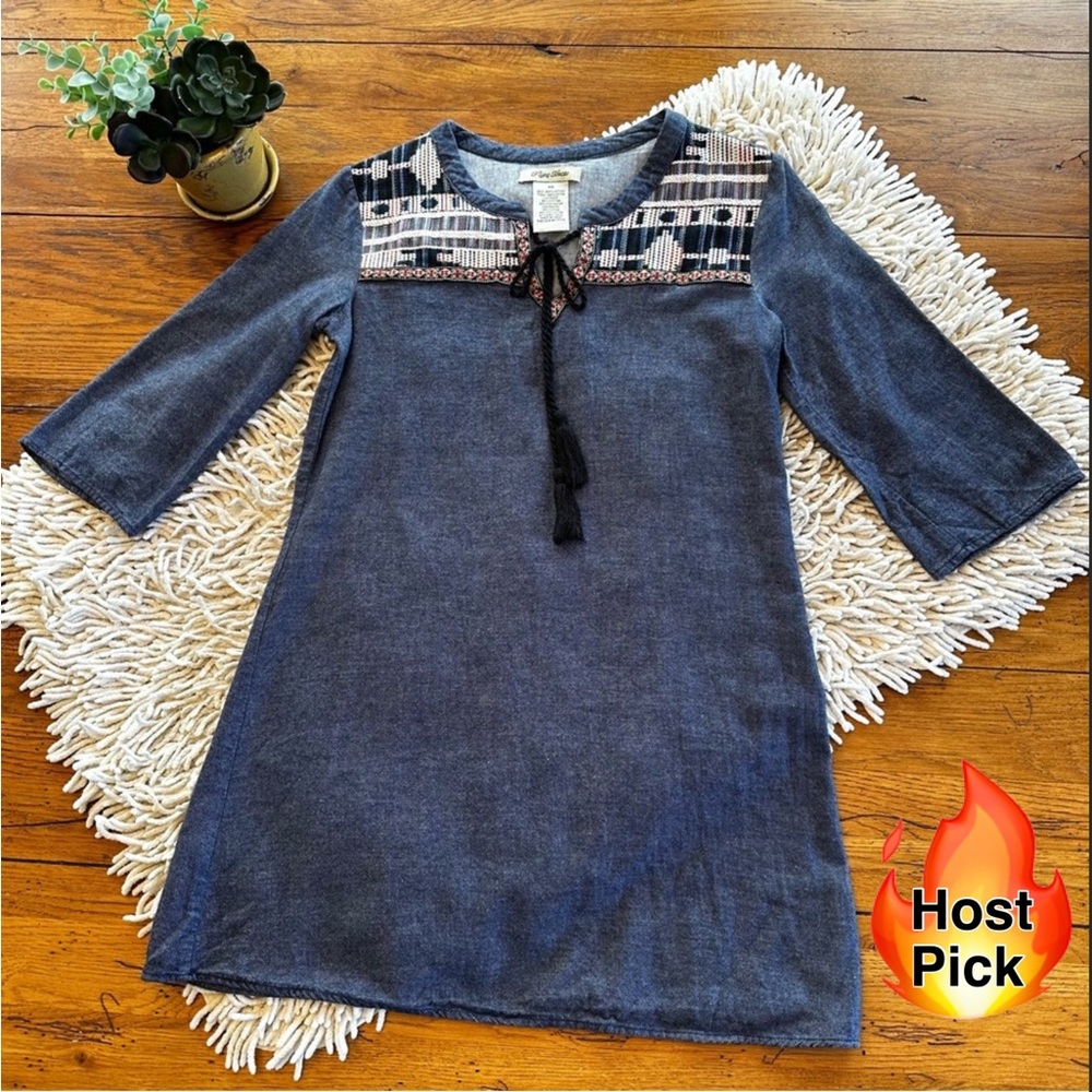 Flying Tomato Blue and Black Mini Dress